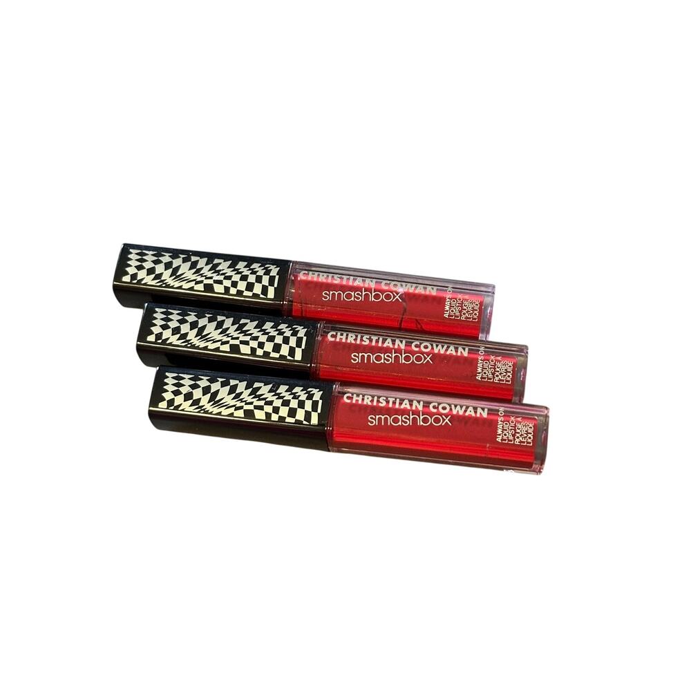 CHRISTIAN COWAN Smashbox Haute Mini Liquid Lipstick Set 3x Bawse